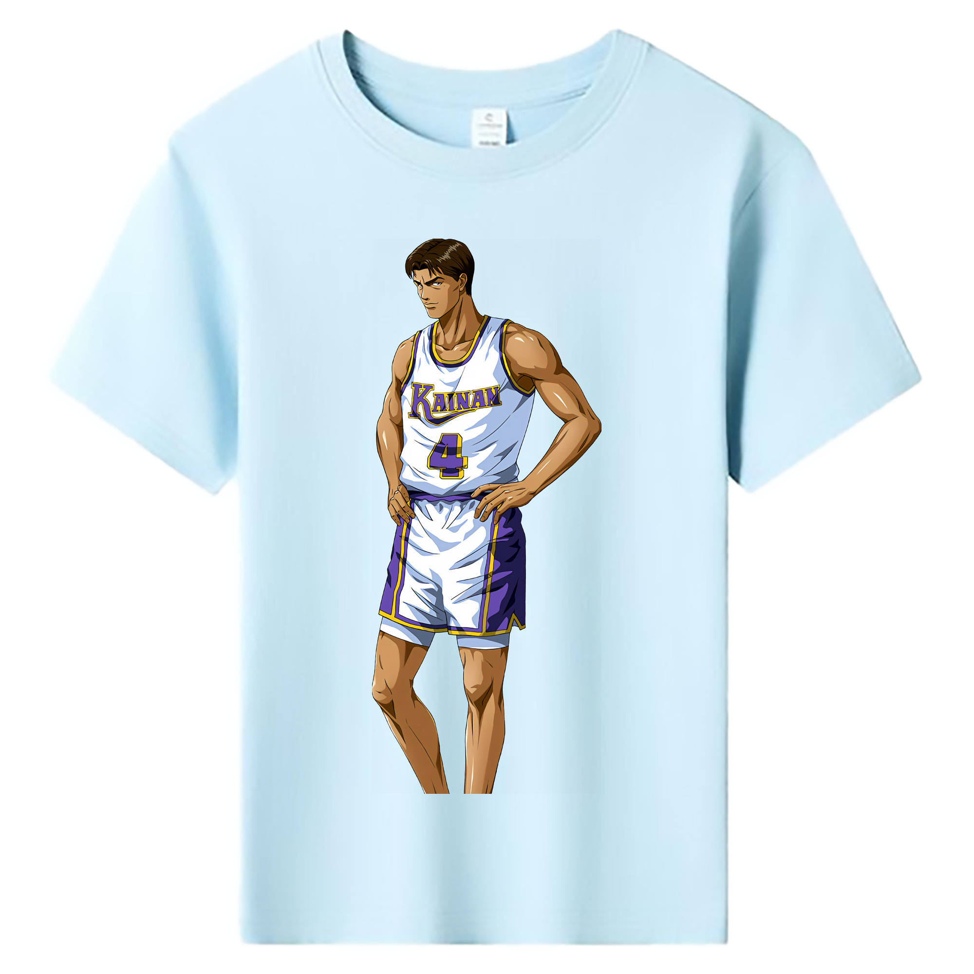 （画像用） SLAM DUNK／スラムダンク 綿100％キッズTシャツ（フロントプリント）